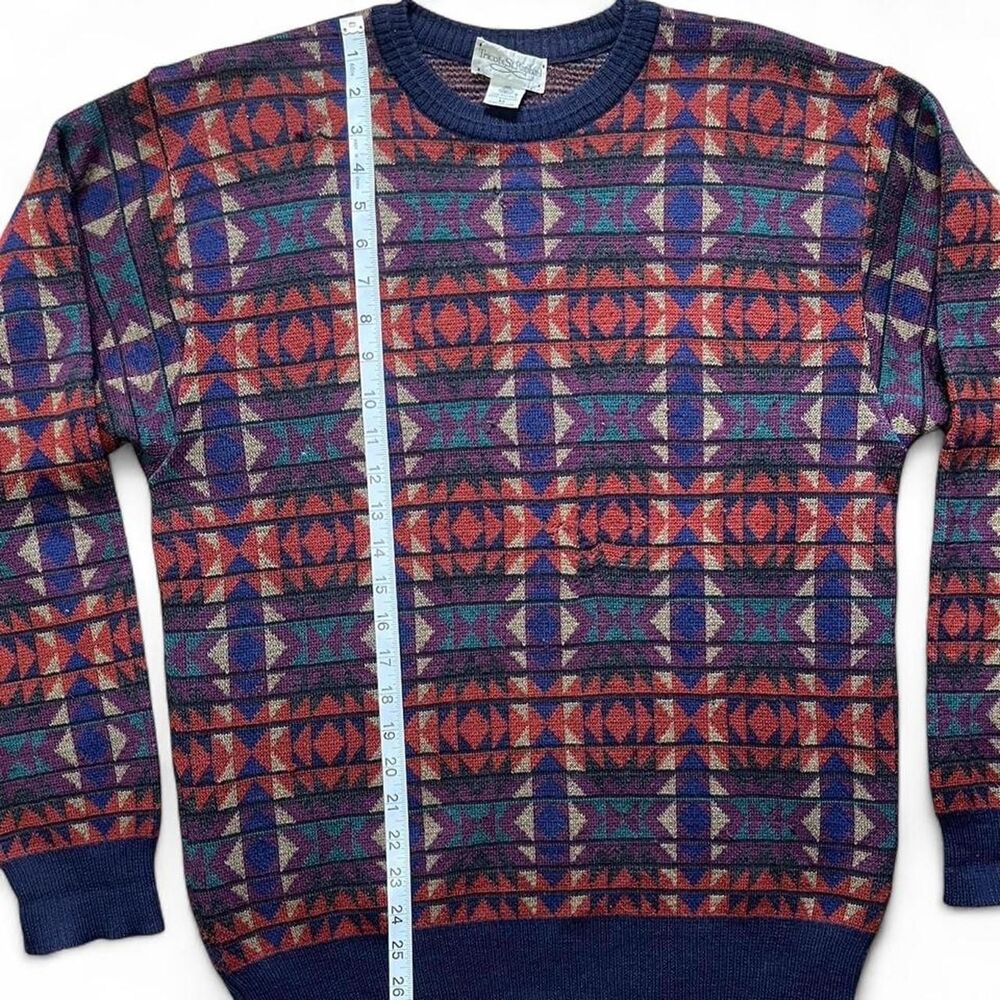 Tricots St. Raphael Men's Multi-Colored Crewneck Jumper